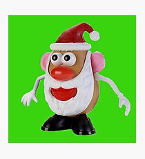 Santa potato Photographic Print
