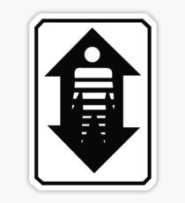 Transporter signage black Sticker