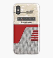 Transistor Radio - 50's Jet Red iPhone Case