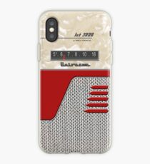 Transistor Radio - 50's Jet Red iPhone Case