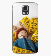 Doll resting on measuring tape Case/Skin for Samsung Galaxy