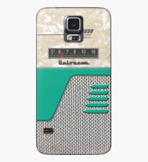 Transistor Radio - 50's Jet Green Case/Skin for Samsung Galaxy