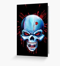 Head Shot Greeting Card