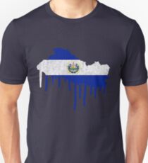 El Salvador Paint Drip Unisex T-Shirt