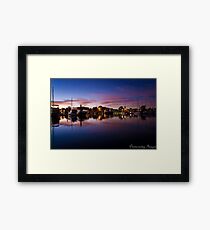 Daylight?......Well Almost! Framed Print