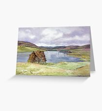 The Backwater Dam, Glen Isla, Angus Greeting Card