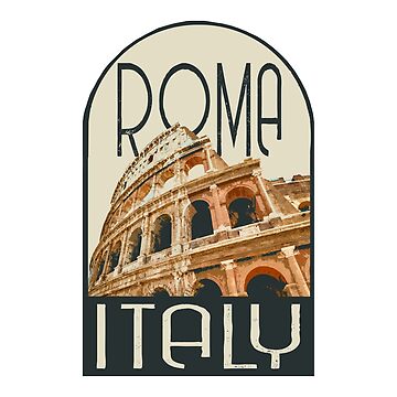 Roma Italy Decal Sticker for Sale by zsonn