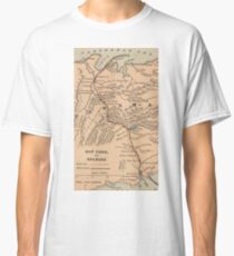 Vintage Map of The Panama Canal (1885) Classic T-Shirt