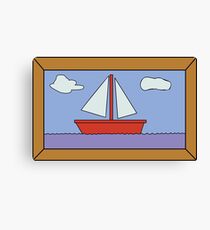 Sail Boat Artwork Canvas Print