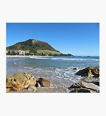 Mount Maunganui main beach Photographic Print