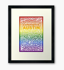 Experience Austin Rainbow SPECIAL EDITION Framed Print