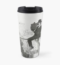Taza de viaje Photographing NYC Above 5th Avenue (1905)