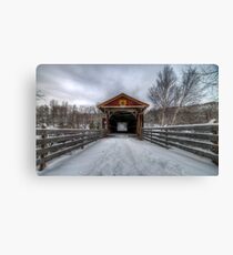 Fitch Bay Covered Bridge Canvas Print