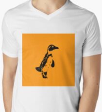 Penguin Patches Men's V-Neck T-Shirt