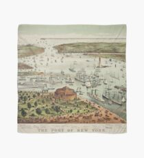 Pañuelo Vintage Pictorial Map of The Port of New York