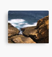 "Don't look down!" ∞ Bermagui, NSW - Australia Canvas Print
