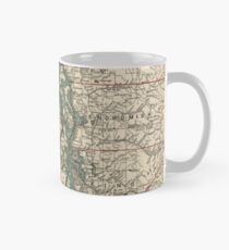 Vintage Map of The Puget Sound (1910) Mug