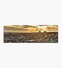 Sheffield Skyline Panorama Photographic Print