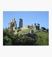 Corfe Castle (3), Dorset, England Photographic Print