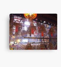Temple in Hong Kong Canvas Print