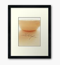 SIGNATURE Framed Print