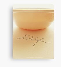 SIGNATURE Canvas Print