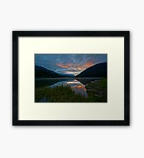 Lightning Lake Framed Print
