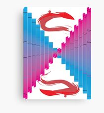 Color Column Canvas Print
