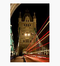bus over towerbridge Fotodruck