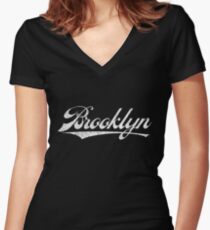 Brooklyn Swash Women's Fitted V-Neck T-Shirt