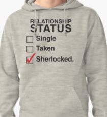 SINGLE TAKEN SHERLOCKED Pullover Hoodie