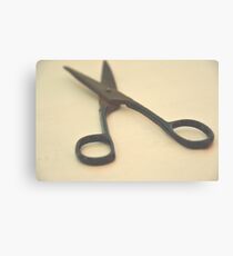 Scissors. Canvas Print