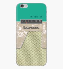 Vintage Transistor Radio - Green iPhone-Hülle & Cover