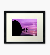 CANON BEACH Framed Print