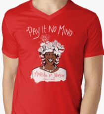 *Pay It No Mind Men's V-Neck T-Shirt