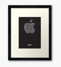 Lámina enmarcada Tipografía de Apple