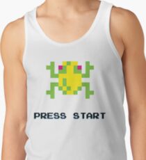 FROGGER RETRO PRESS START ARCADE TSHIRT Tank Top