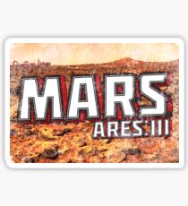 Pegatina Greeting From Mars/The Martian