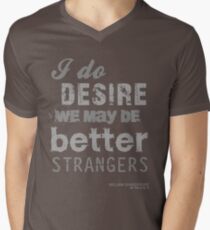 Shakespeare's As You Like It Strangers Insult Men's V-Neck T-Shirt