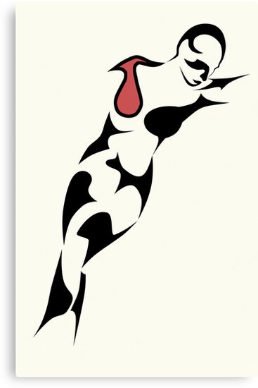 "Body Shape Art 1" Canvas Prints by liquidsouldes | Redbubble