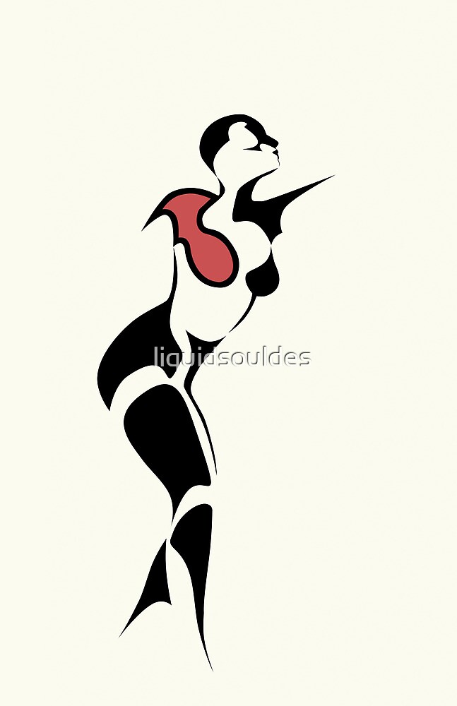 "Body Shape Art 4" by liquidsouldes | Redbubble