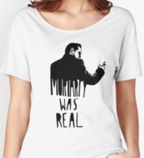Moriarty Was Real - Black Women's Relaxed Fit T-Shirt