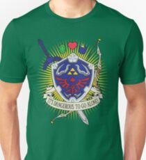It's dangerous to go alone! Unisex T-Shirt