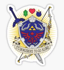 It's dangerous to go alone! Sticker