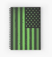 Amerikanische Idiot Flagge - Green Day Spiralblock