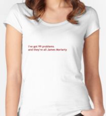 99 problems - red Women's Fitted Scoop T-Shirt