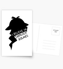 Believe in Sherlock Profile Postcards