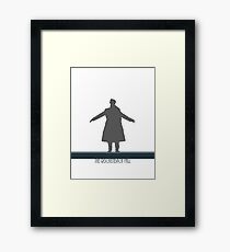 The Reichenbach Fall Framed Print