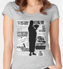Gintama - Katsura Kotaro Quotes Women's Fitted Scoop T-Shirt