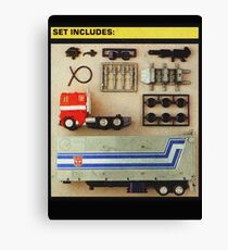 Set Includes Optimus Prime! Canvas Print